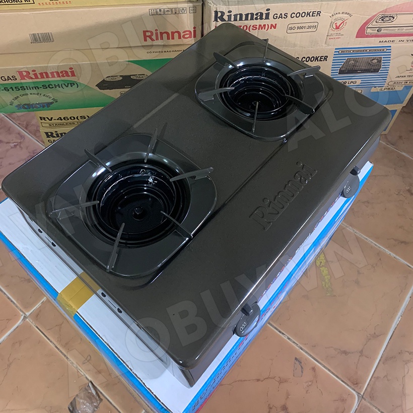 Bếp gas 6 tấc Rinnai RV-5600, Chén thép tiết kiệm gas - Hàng chính hãng