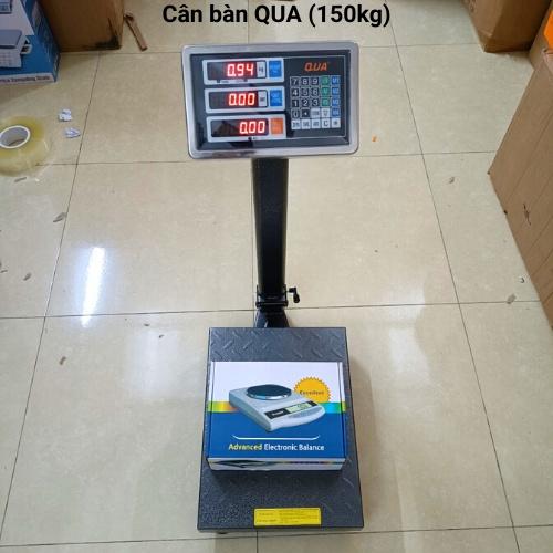 [ bảo hành 2 năm ] Cân tính tiền điện tử cân bàn QUA ( 100kg&amp;150kg ) được làm bằng sơn tĩnh điện cao cấp