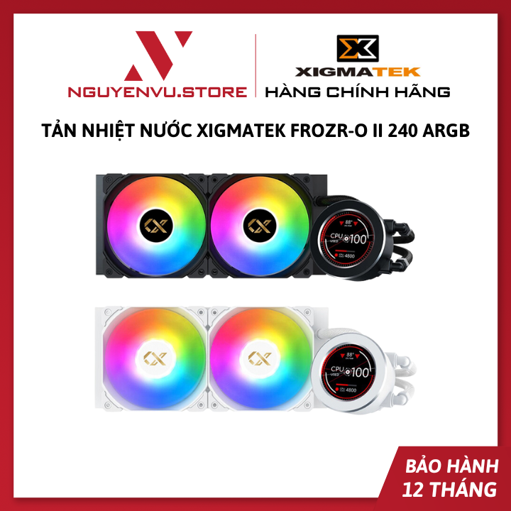 Tản Nhiệt Nước XIGMATEK Frozr-O II 240 ARGB - Hàng Chính Hãng