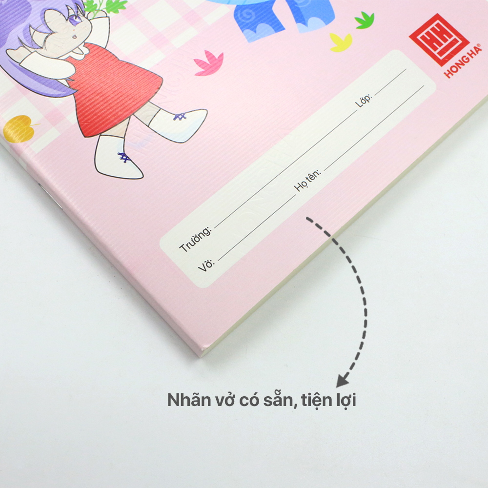 Vở 4 ô ly 120 trang Hồng Hà School Nuna định lượng 100gsm - 0605