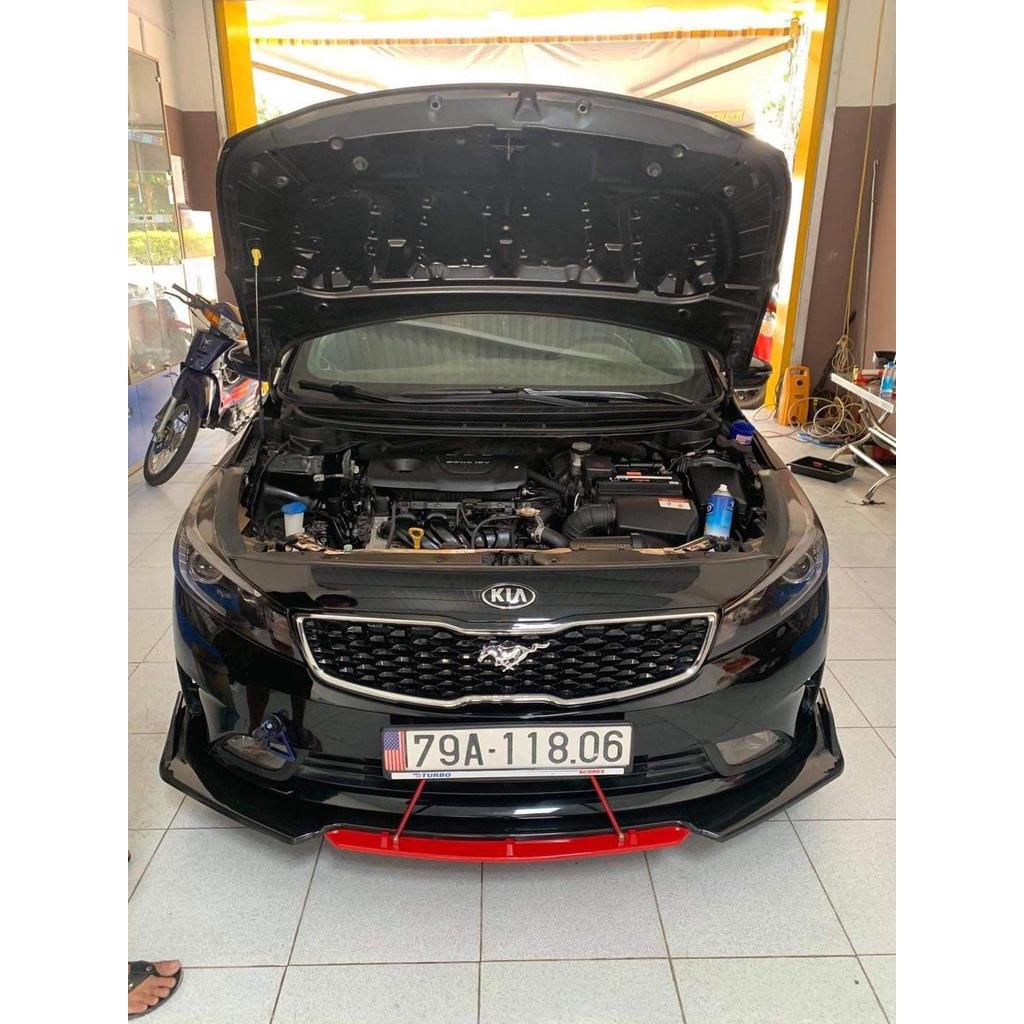 Lip Trước,Cản Trước Thể Thao Cerato 2015-2018,2019-2021 Nhựa ABS Cao Cấp Chống Va Đập Tốt Phía Dưới Có Gân Tăng Cứng