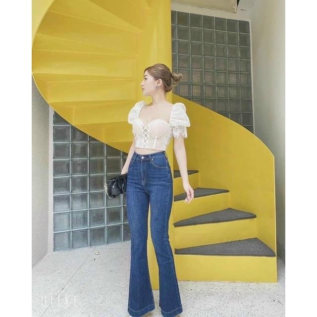 Quần jeans ống loe siêu hot 3 màu