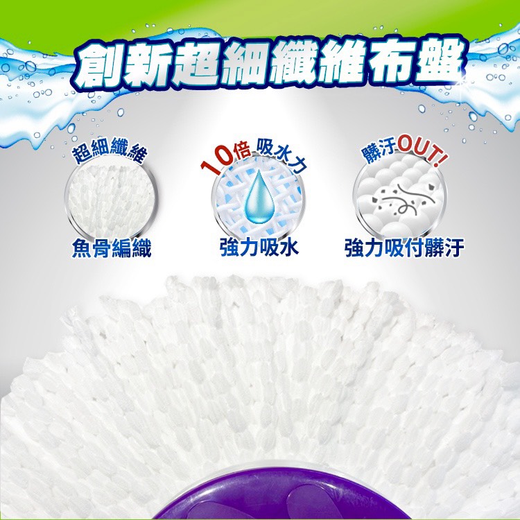 BÔNG LAU NHÀ 360 OMEGA SUPA MOP ĐÀI LOAN ( Nhập Khẩu)