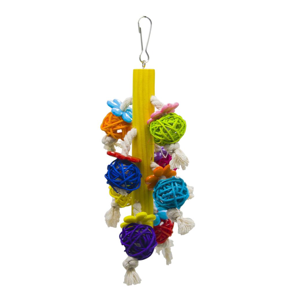 Parrot Cage Toys Bird Chew Toys Swing Toys Rope for Budgies Parakeet Cockatiels