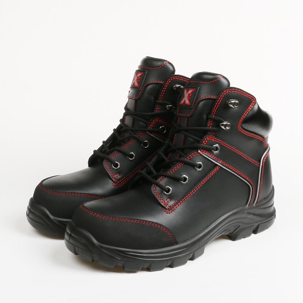 Giày bảo hộ cao cổ ARMOUR X2 Safety Ankle Shoe Composite Toe Cap &amp; Steel Midsole Black, EN20345:2011, Size 39-45