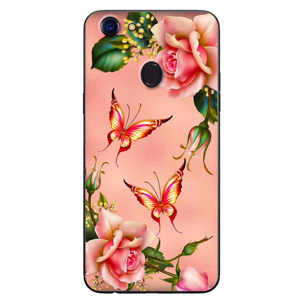 Ốp Lưng in cho Oppo F5 - F5 Youth Mẫu Hoa Hồng - Hàng Chính Hãng