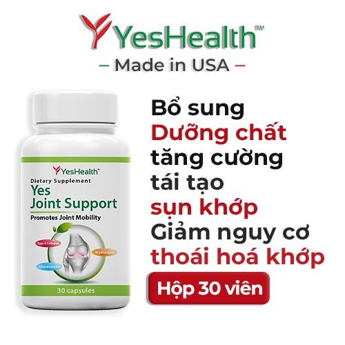 Viên uống bổ khớp Yeshealth Yes Joint Support hỗ trợ cải thiện và phục hồi chức năng sụn giảm đau nhức xương khớp