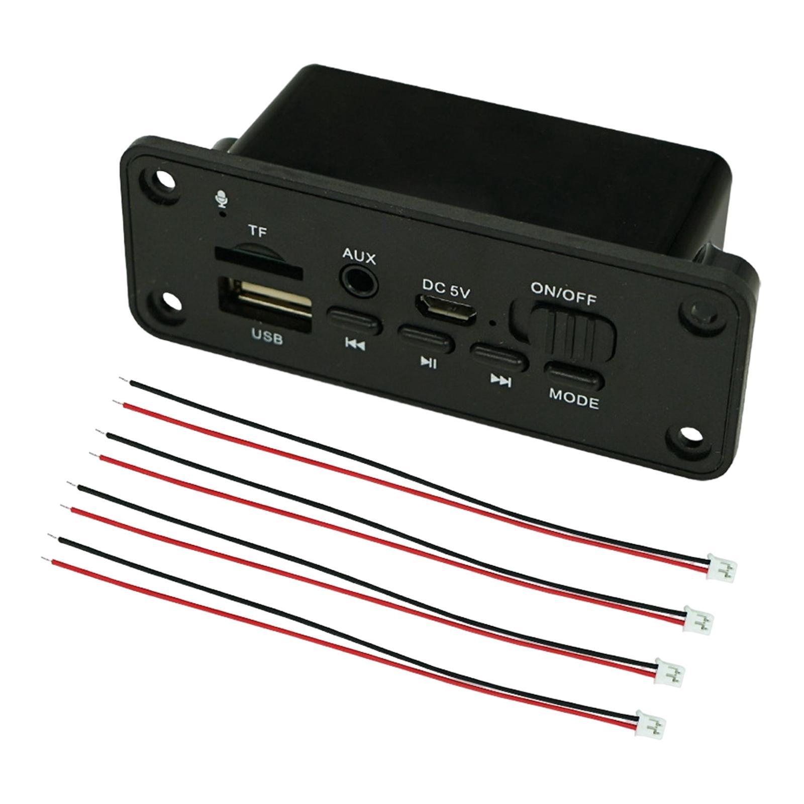 Bluetooth 5.0 MP3 Player Decoding Board Amplifier Speaker for DIY Speaker MP6