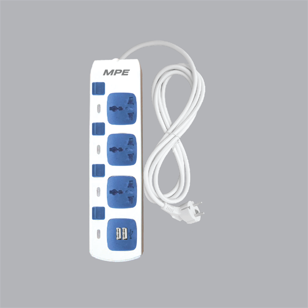 Ổ CẮM DI ĐỘNG - 3 / 4 / 5 Ổ CẮM ĐƠN ĐA NĂNG + 2 Ổ CẮM SẠC USB MPE