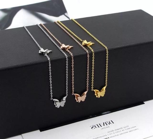 Dây chuyền titan nữ không đen DTZ157