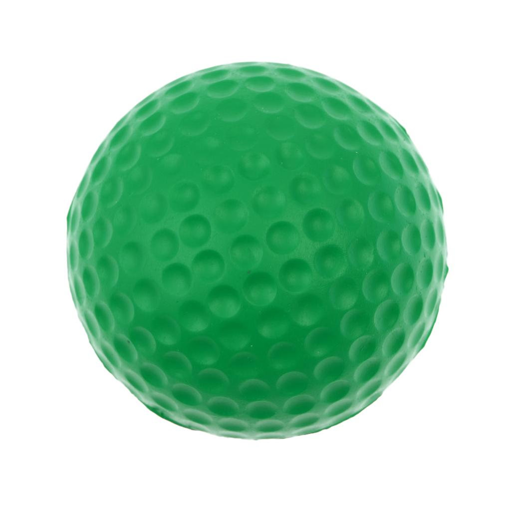 Set of 10 Golf Ball Training Practice Soft Foam Balls 42mm - Various Colors