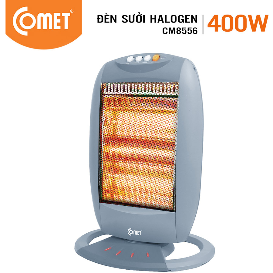 Đèn Sưởi Hồng Ngoại Bóng Halogen Comet CM8556 (1200W) - Hàng Chính Hãng