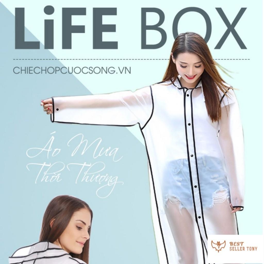 Áo mưa thời trang có mũ cao cấp tránh nắng mưa - Hot mùa mưa