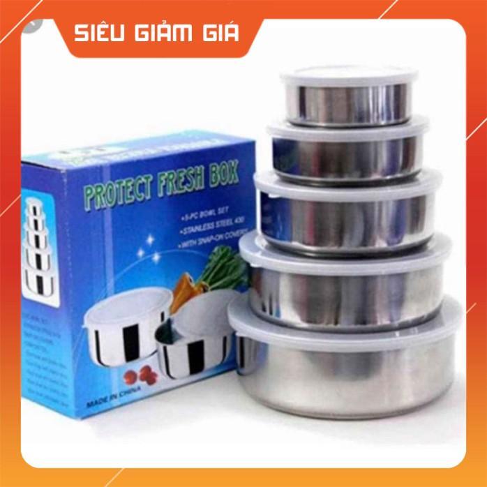 Bộ Thố Lạnh Inox 5 Món - Giao Hàng Toàn Quốc