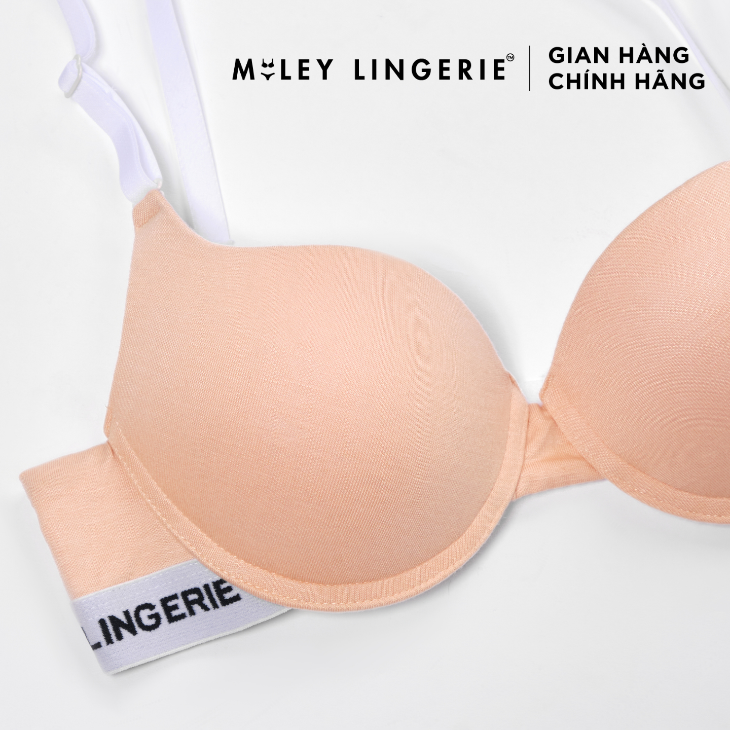 Bộ Quần Áo Cho Nữ Áo Ngực Cotton Có Gọng Và Quần Đồng Bộ Lưng Logo BeingMe Miley Lingerie