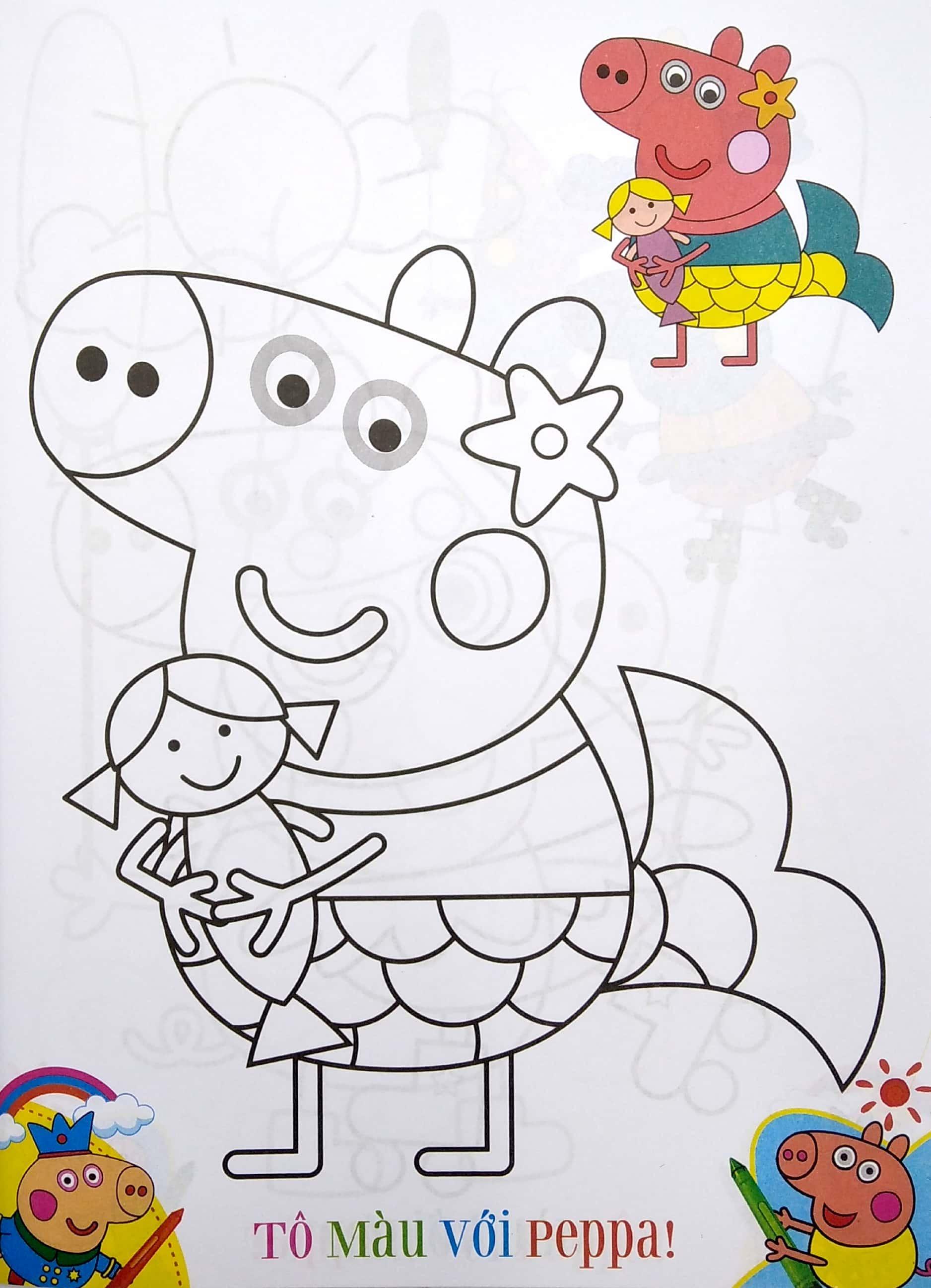 Sách - Tô Màu Peppa Pig - Tập 4 (Tái Bản 2024)