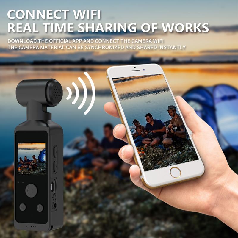 WiFi 270 ° Camera hành động không thấm nước có thể quay