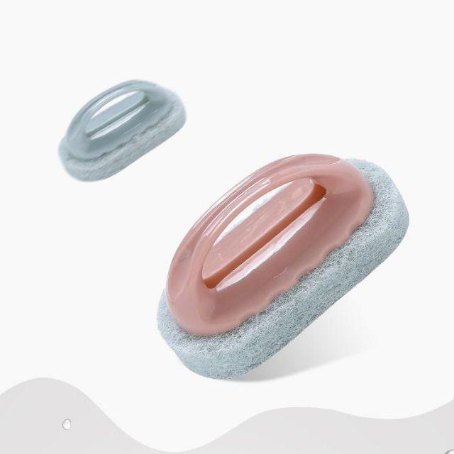 Bàn chải cọ rửa bọt biển đa năng có tay cầm tiện dụng - GIAO MÀU NGẪU NHIÊN 88081 THẾ GIỚI TIỆN ÍCH