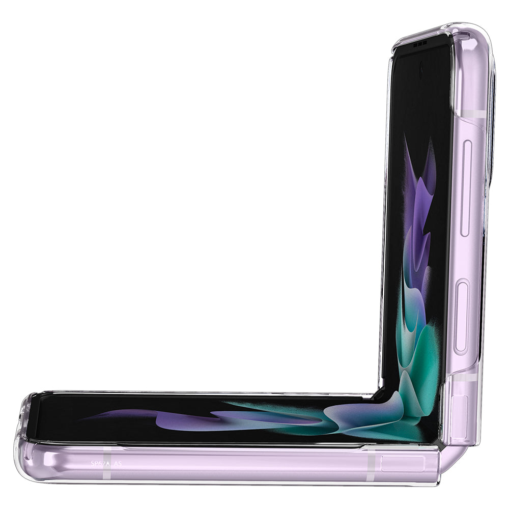 Ốp lưng Spigen Airskin Clear cho Samsung Galaxy Z Flip 3 - Thiết kế trong suốt, chống sốc, viền camera cao - Hàng chính hãng