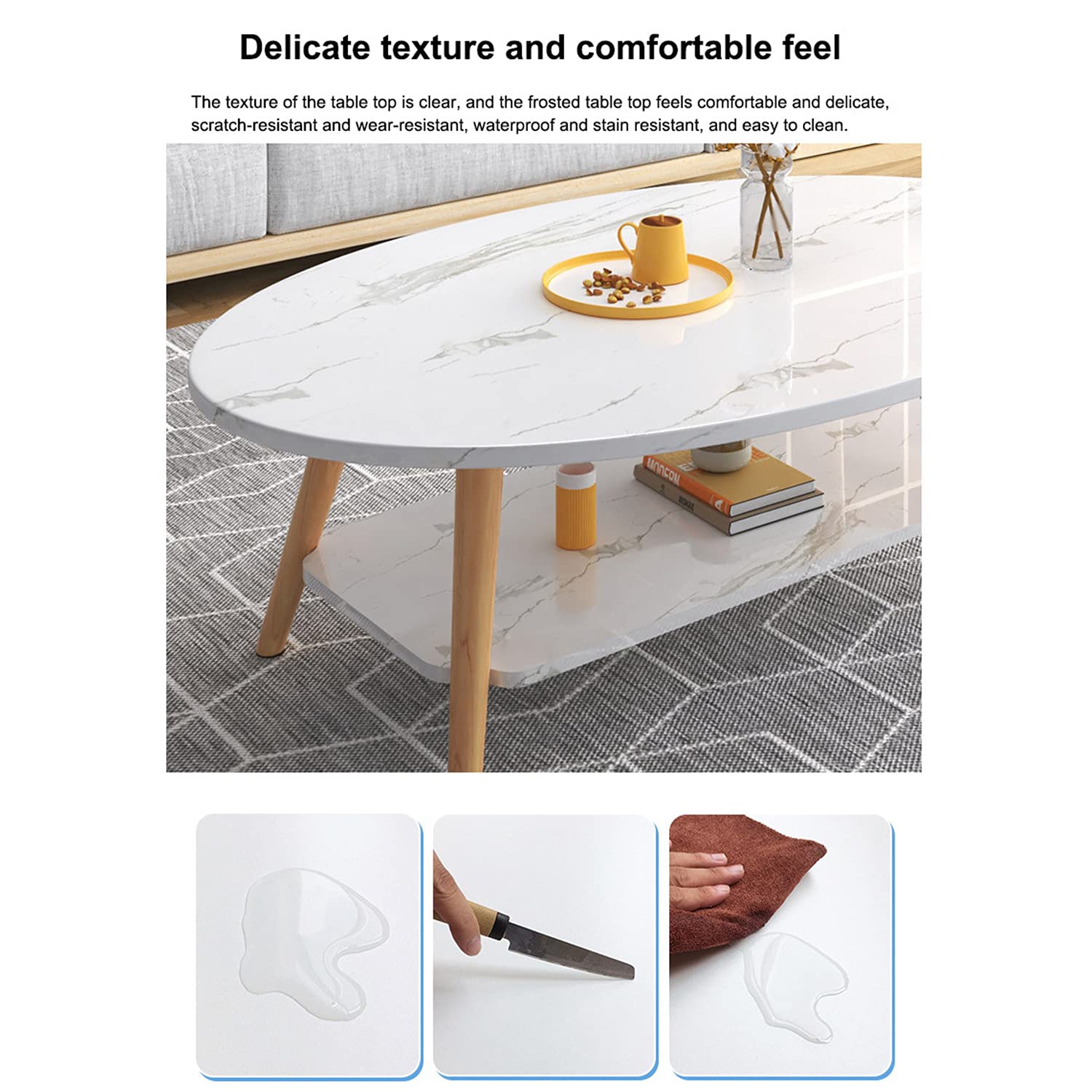 Bàn cà phê hiện đại phong cách Bắc Âu NORDIC MINIMALIST