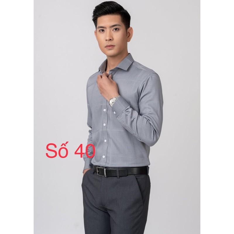 SƠ MI DÀI TAY KẺ CHÌM CAO CẤP