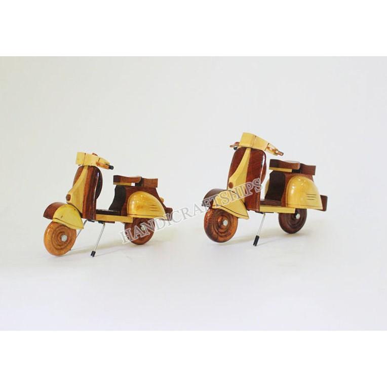 Combo 2 xe Vespa gỗ 25cm và 20cm