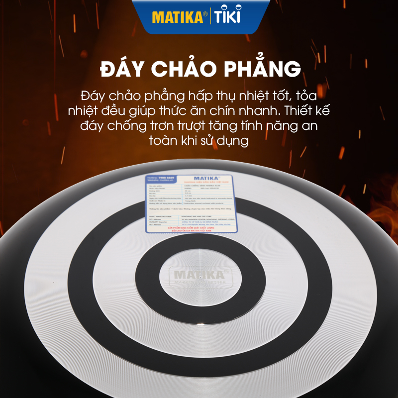 Chảo Chống Dính MATIKA MTK-02-24-26-28-30 - Hàng chính hãng