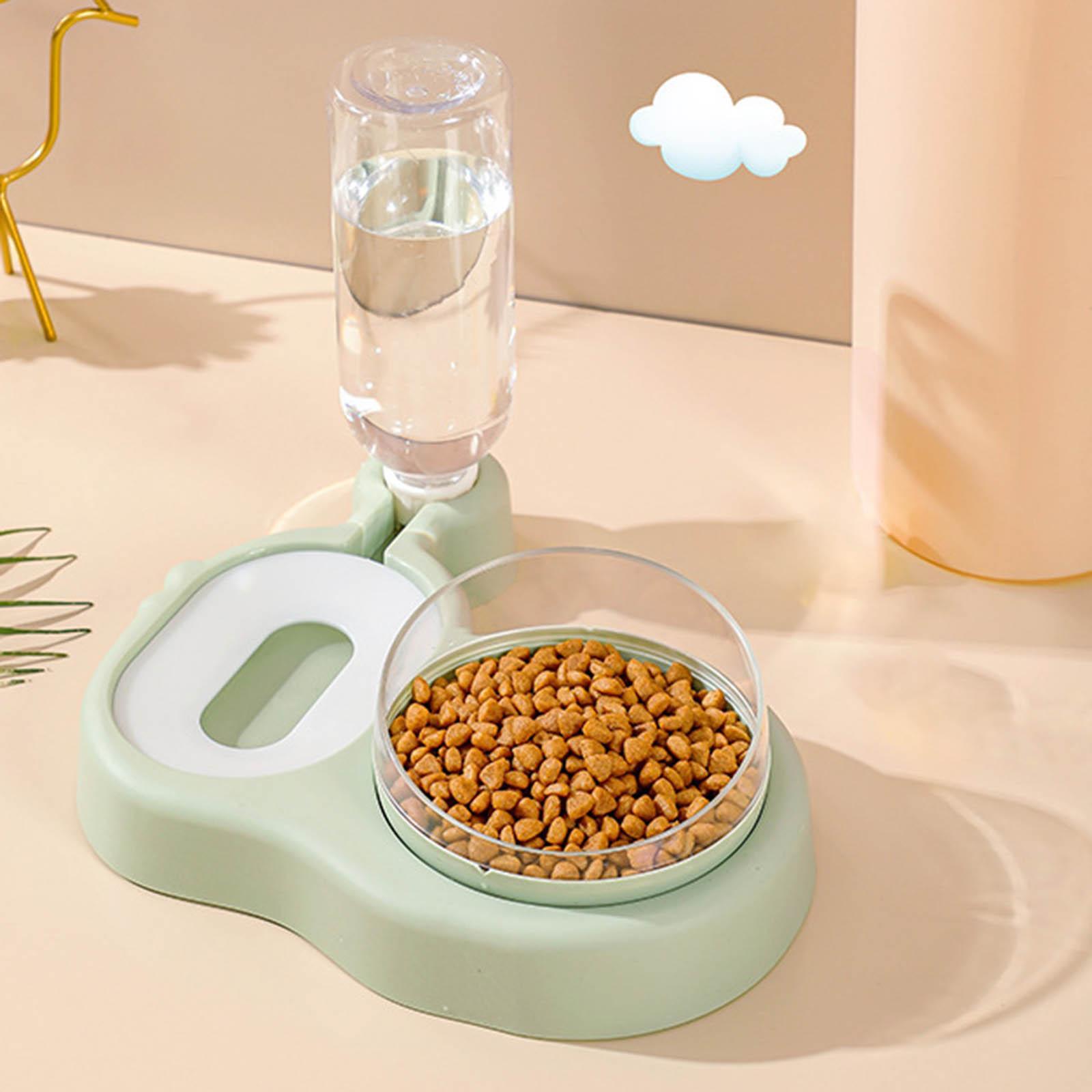 Automatic  Auto Feeder Pet Self Dispenser Water Feeding Dish
