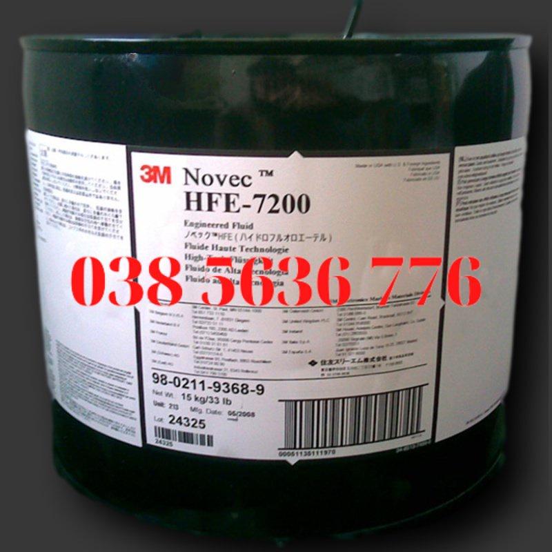 3M Novec HFE 7100/7200/7300 Dung Dịch Pha Loãng Hydroflurane, Dung Dịch Fluoride Điện Tử