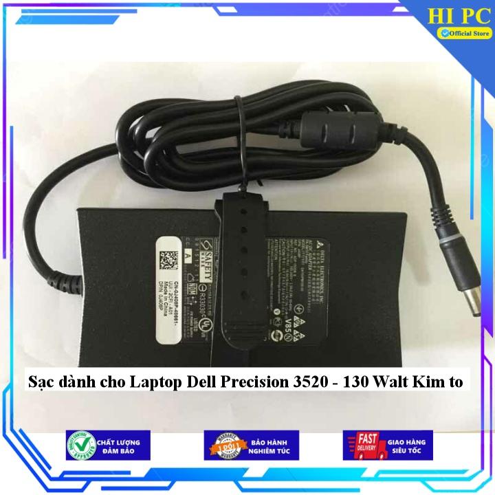 Sạc dành cho Laptop Dell Precision 3520 - 130 Walt Kim to - Kèm Dây nguồn - Hàng Nhập Khẩu