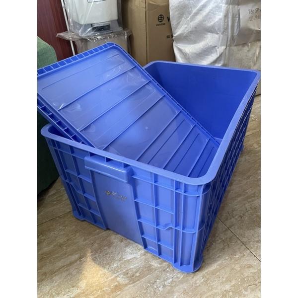 Thùng nhựa có nắp, sóng nhựa có nắp 60L, 80L, 100L