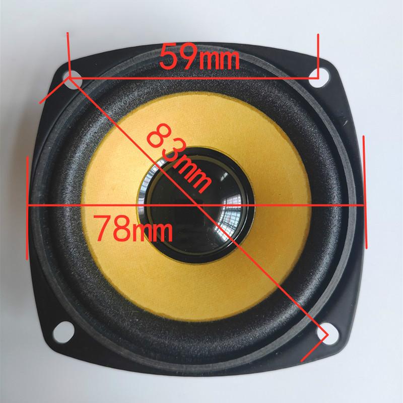 Sotamia 2pcs loa âm thanh toàn bộ 3 inch Color: 8 Ohm 10W Speaker