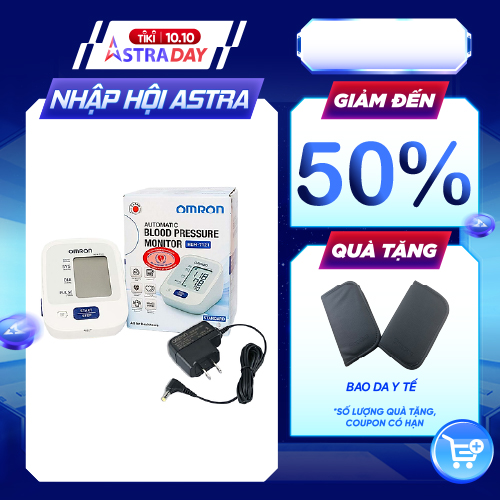 Máy Đo Huyết Áp Bắp Tay Omron Hem-7121  + Tặng Bộ Đổi Nguồn Thường