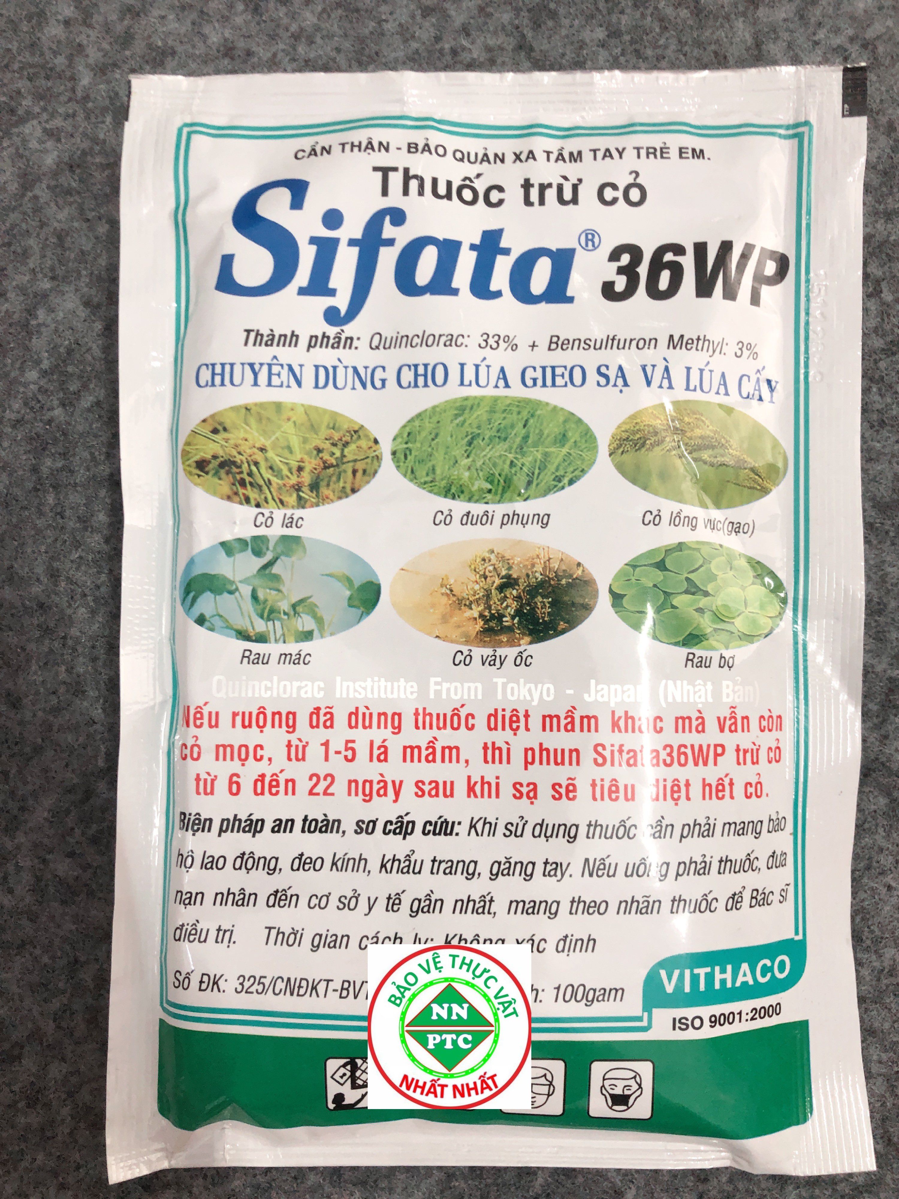 Thuốc diệt cỏ [ Thuốc Trừ cỏ, Thuốc cỏ ]  Sifata 36WP