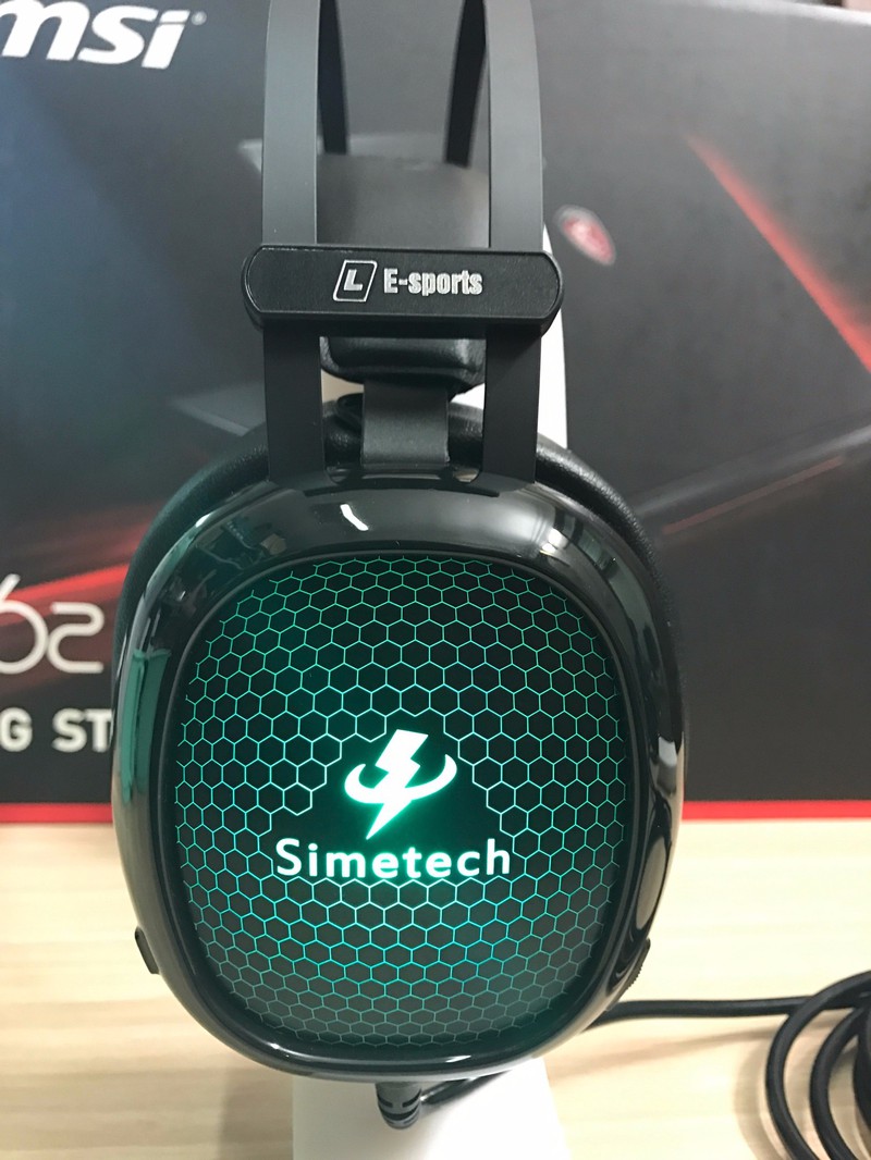 HEADPHONE GAME SIMETECH ESPORTS 5.1 CÓ MICRO ĐÈN LED ĐỔI MÀU ÂM THANH SỐNG ĐỘNG - HÀNG CHÍNH HÃNG