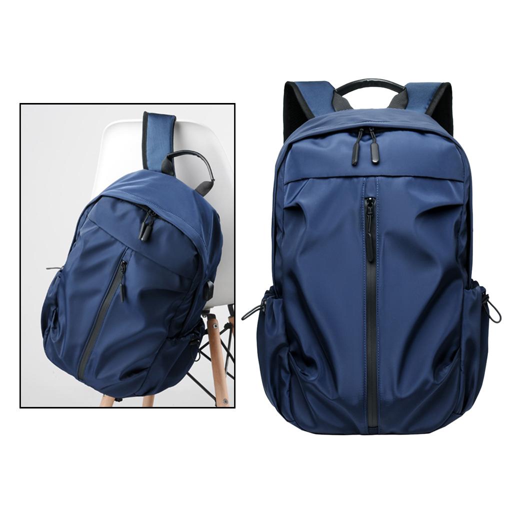 Backpack for Men, Outdoor Travel Laptop Backpack with USB Charging Port, Durable Water Resistant Computer Laptop Business Bag Fits 15.6 Inch Computer