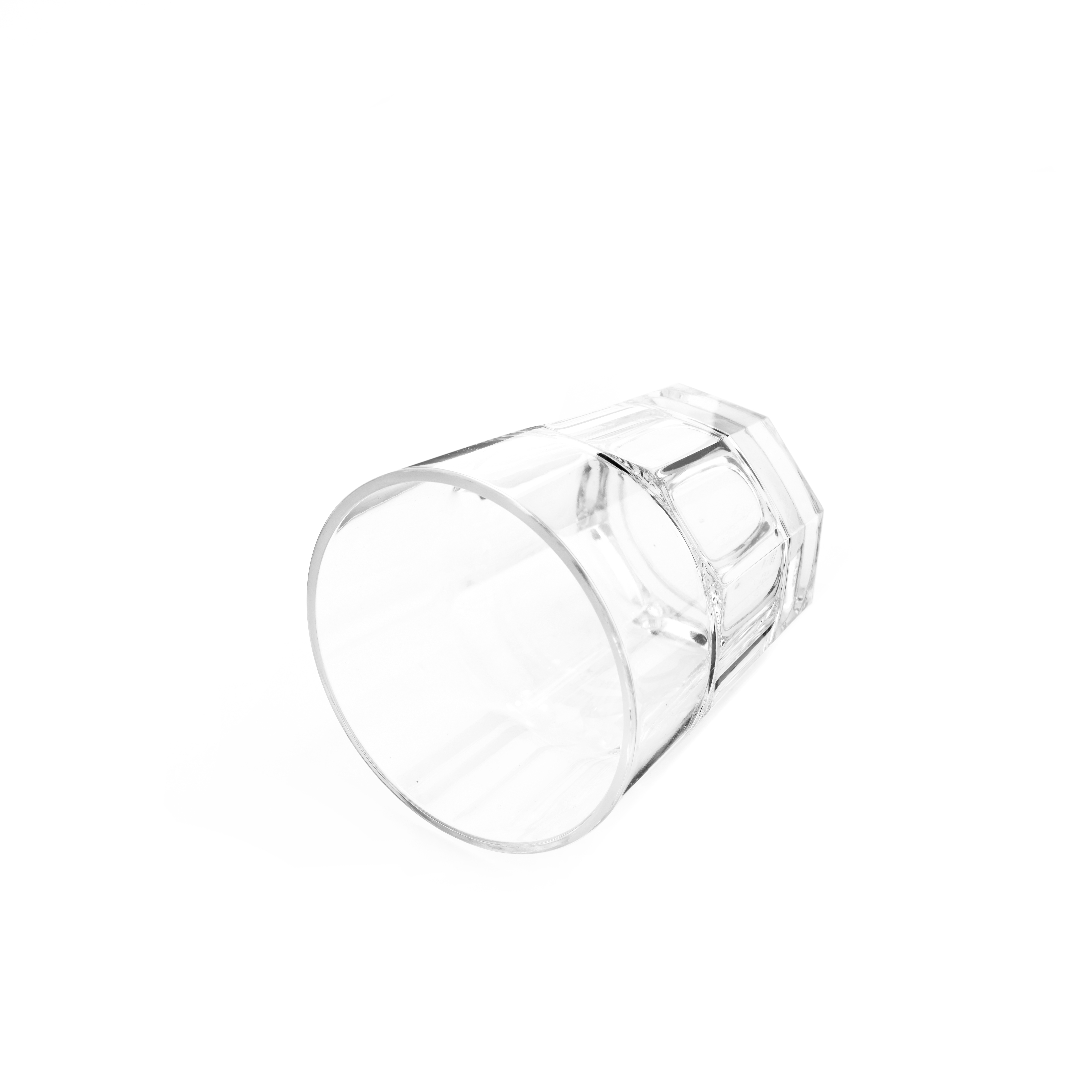Ly nhựa uống nước, cốc uống nước, màu trắng trong suốt bằng nhựa cao cấp - 4 size