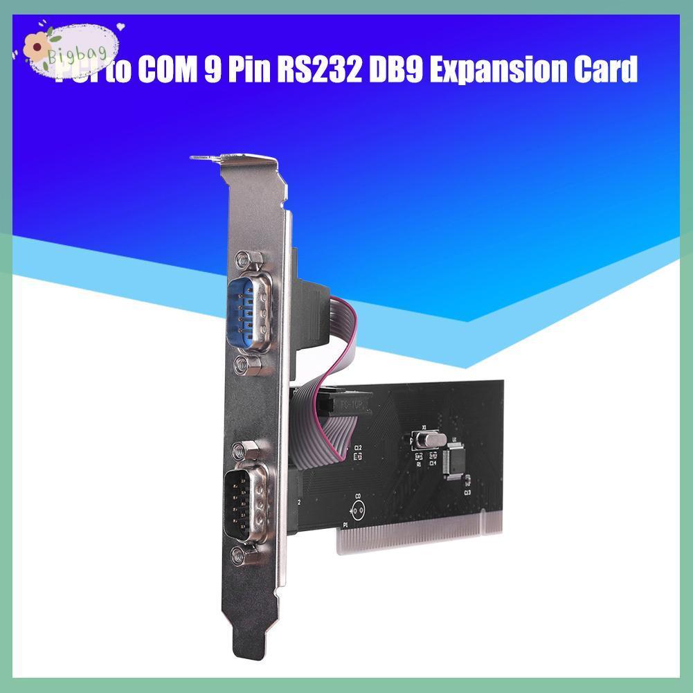 Thẻ mở rộng PCI sang COM 9 Pin RS232 giao diện DB9 chuyên dụng