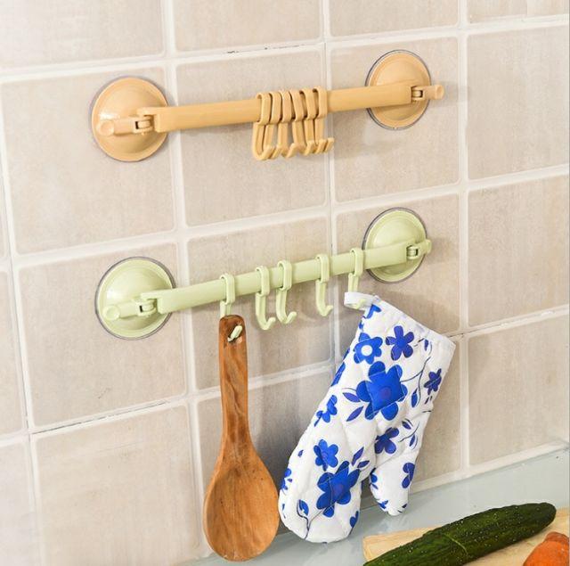Móc treo đồ nhà tắm, nhà bếp có hút chân không tiện lợi