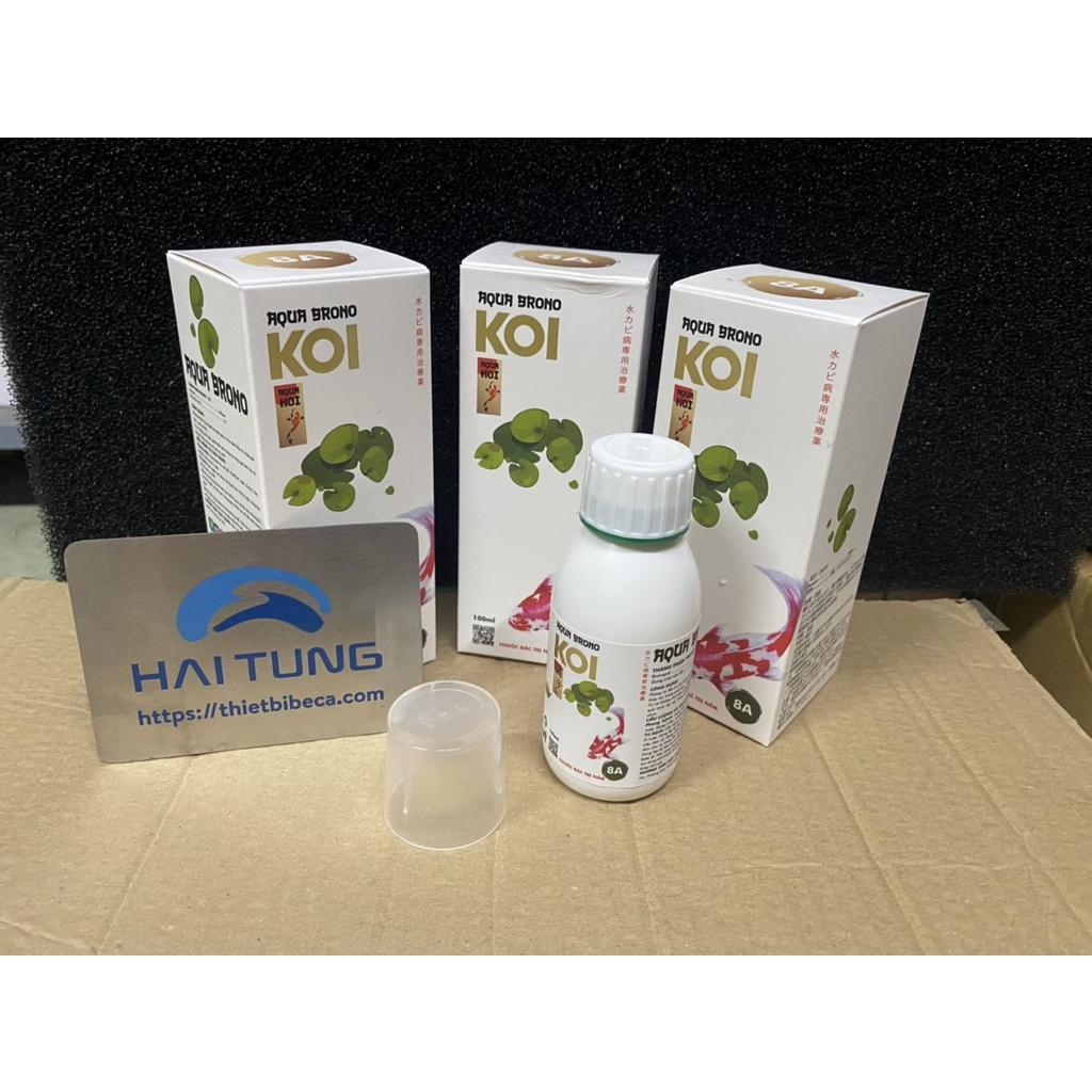 Chế phẩm số 8A - phòng và đặc trị nấm cá koi AQUA BRONO sản phẩm của AquaKoi lọ 100ml