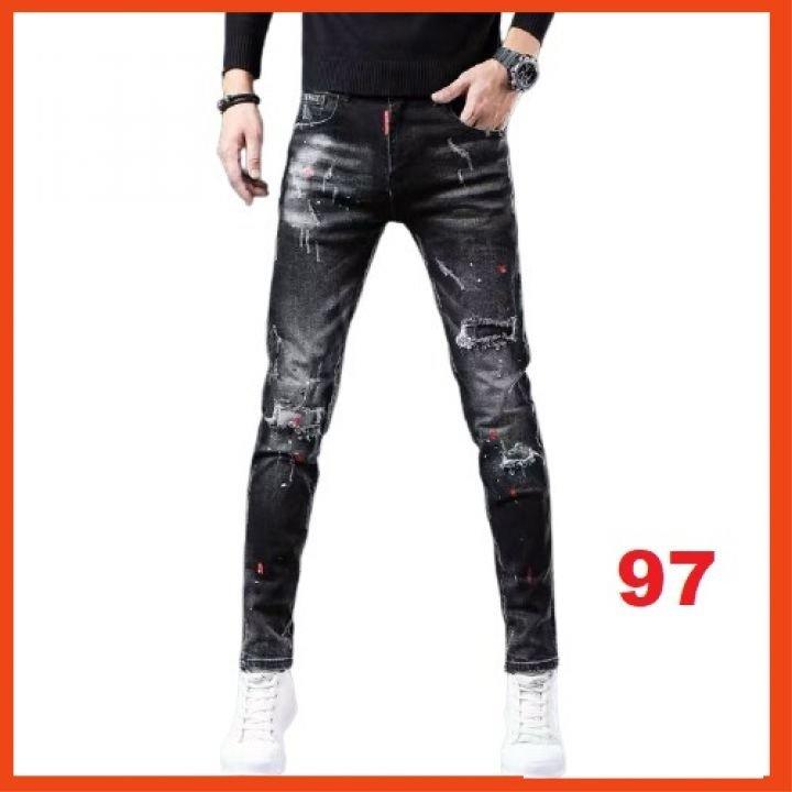 Quần jean nam chất bò co giãn- nhiều mẫu giá rẻ phong cách TINA MS90