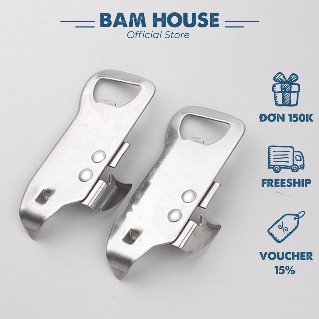 Dụng cụ khui đồ hộp, khui chai inox Bam House đa năng tiện lợi cao cấp KDH01 – BamBam Store