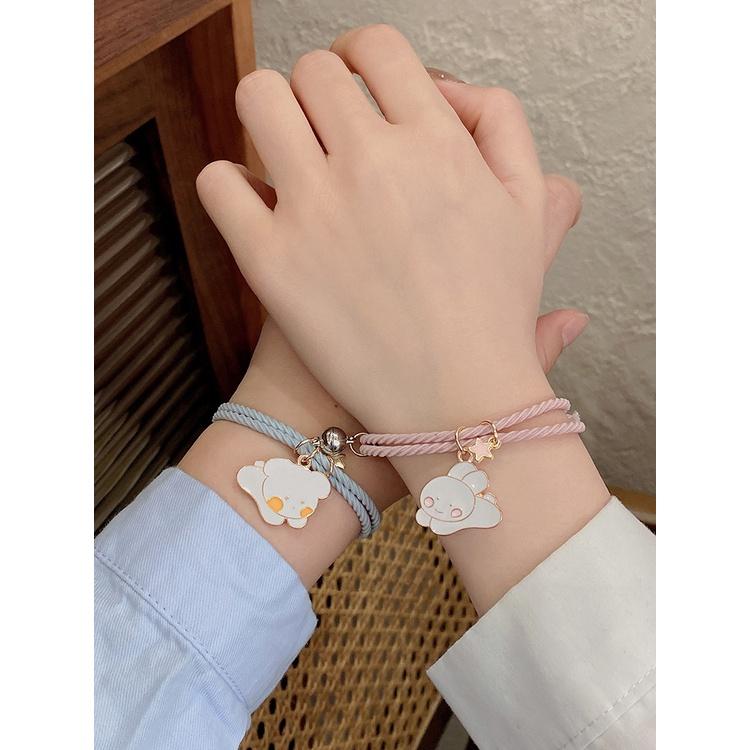 Vòng tay cặp đôi nam nữ CDE Charm Thỏ Mimi and Neko CDE1107