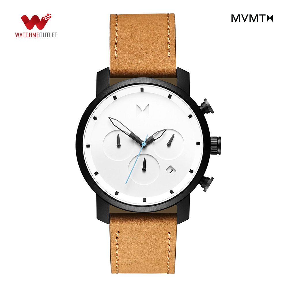 Đồng hồ Nam MVMT dây da 40mm - Chrono 40 D-MC02-WBTL