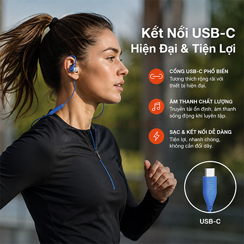 Tai nghe có dây In-ear JBL Endurance Run 3 JBLENDURRUN3C - Hàng chính hãng