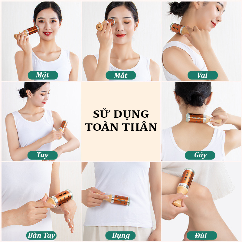 Cây Xông Hơ Ngải Cứu - Dụng Cụ Diện Chẩn ( Thanh Lăn Xoay 360 Massage Giảm Stress Căng Thẳng Phục Hồi Sức Khỏe .. )