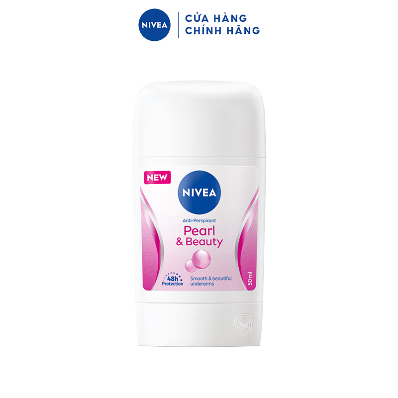 Sáp Ngăn Mùi NIVEA Pearl &amp; Beauty Chiết Xuất Ngọc Trai (50 ml) - 84155