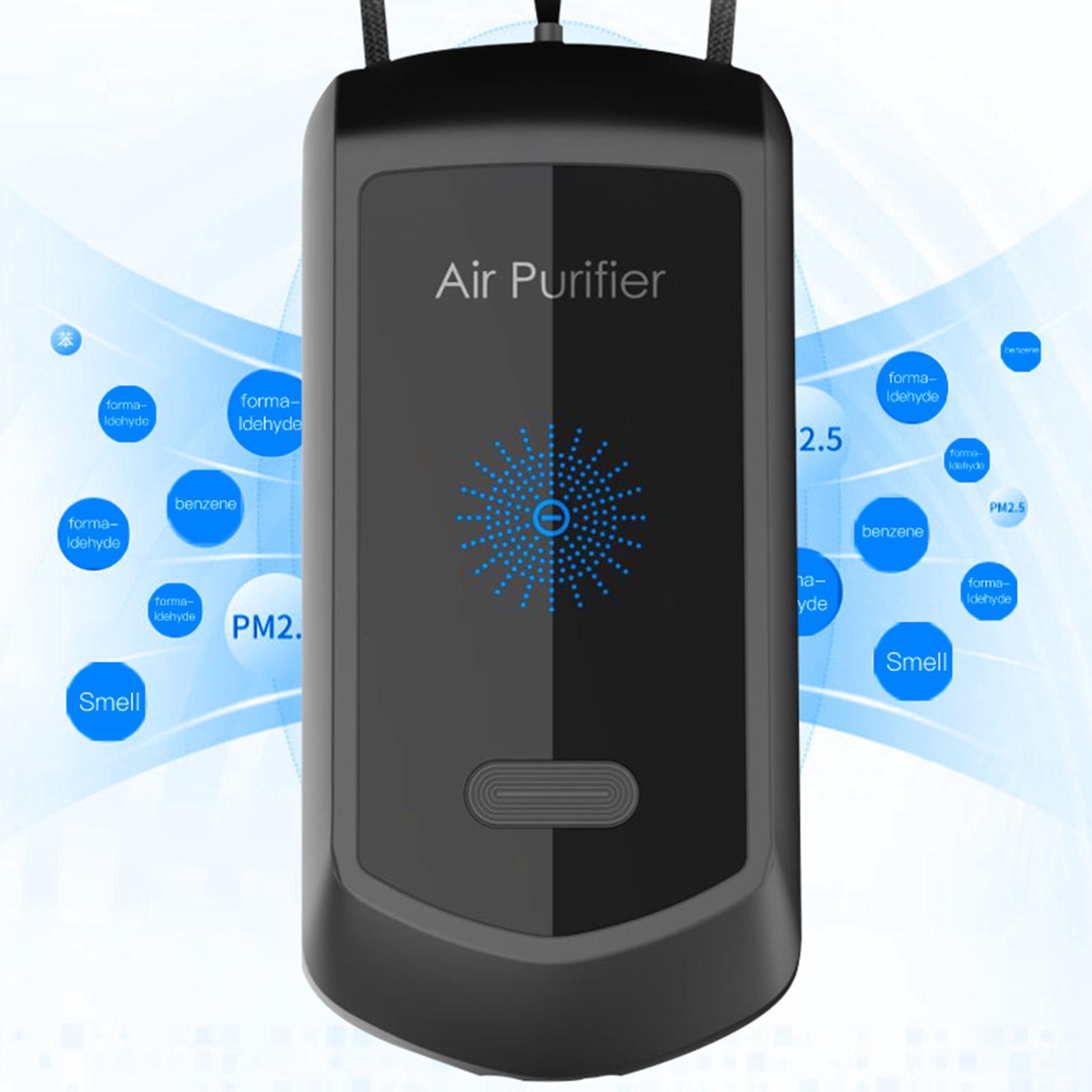 Neck  Air Purifier Necklace Personal Air Cleaner