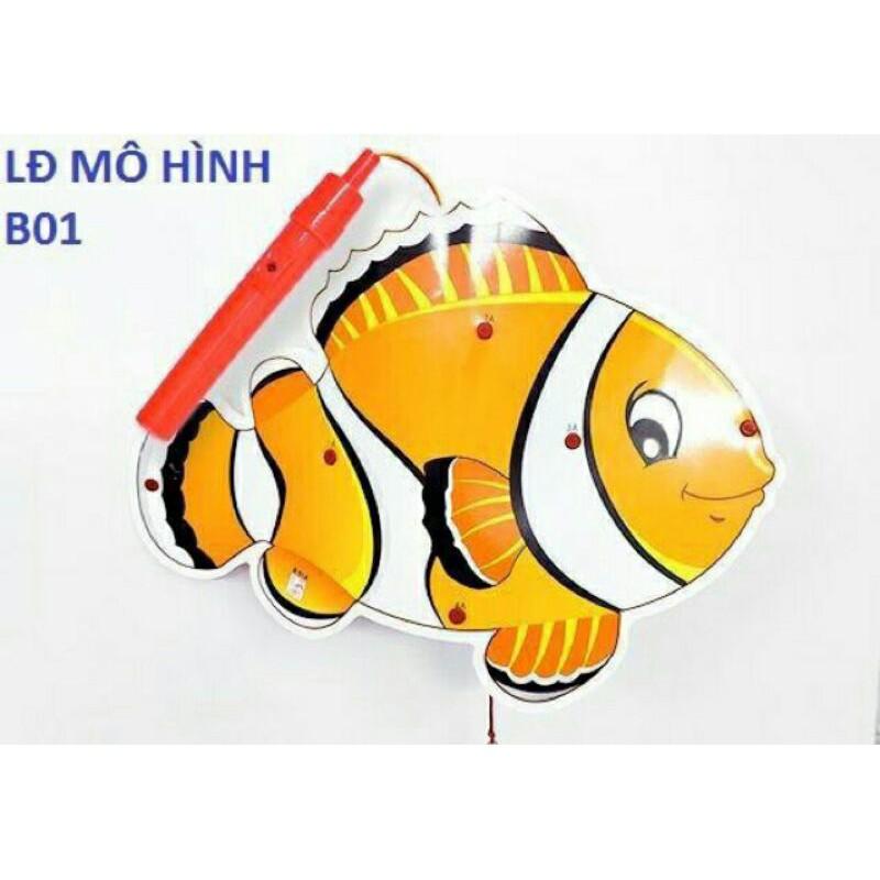 Lồng đèn bằng nhựa có đèn nhạc trung thu