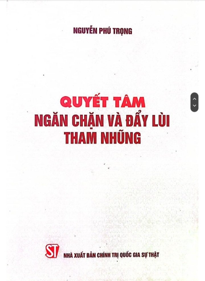 Quyết tâm ngăn chặn và đẩy lùi tham nhũng (bản in 2019)